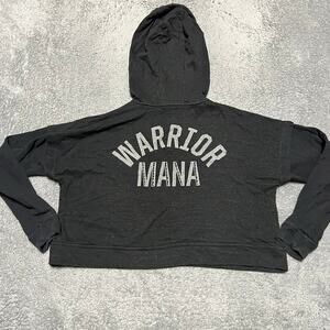 Under Armour Project Rock Hoodie Womens Small 1/4 Zip Warrior Mana 1351807